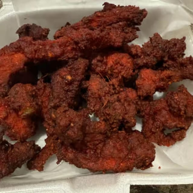 Chicken pakoda.