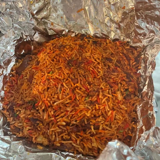 Goat biryani.