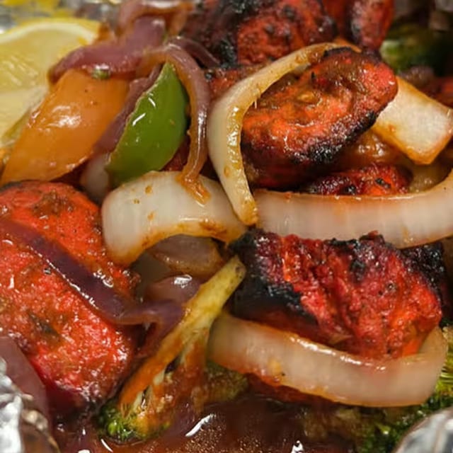 Tandoori chicken tikka.