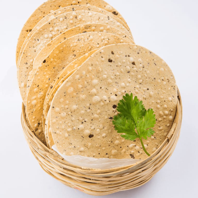 Crunchy Papadum Delights: Indian and Nepalese Cuisine