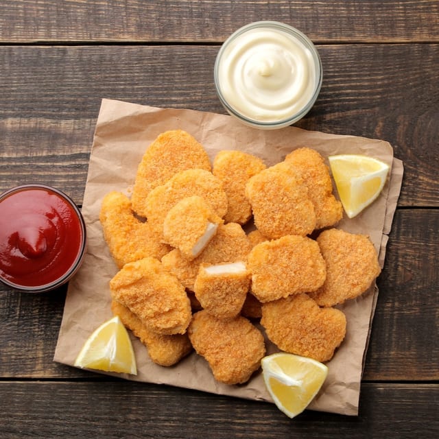 Kid's chicken nuggets.